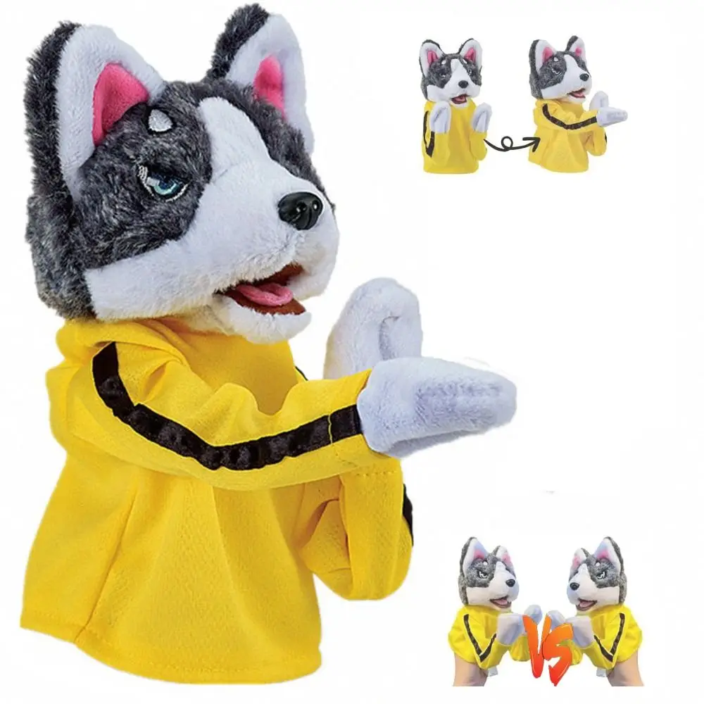 Plush Husky Hand Puppet with Vocal Features 4 Plush Husky Hand Puppet with Vocal Features - Image 4