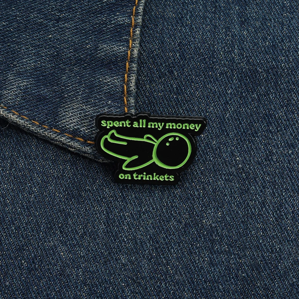 Humorous Cartoon Badge with Neon Text 6 Humorous Cartoon Badge with Neon Text - Image 6