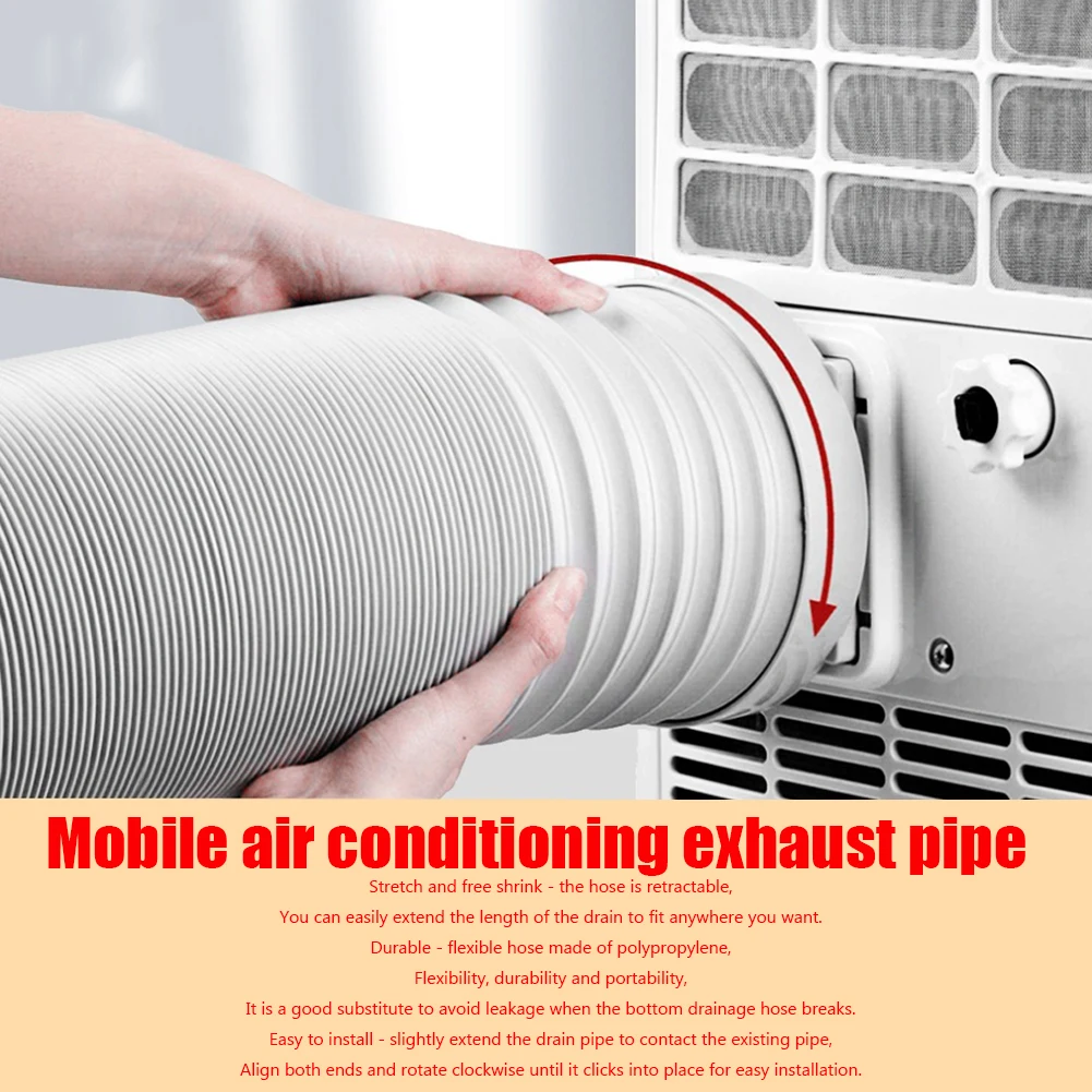 Flexible Exhaust Hose for Portable ACs 4 Flexible Exhaust Hose for Portable ACs - Image 4
