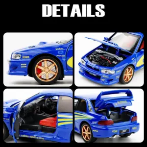 1:32 Scale Blue Diecast Subaru Impreza WRX STI Model 15 S06a0ba6a745c42da9d7543d8d098be2d5