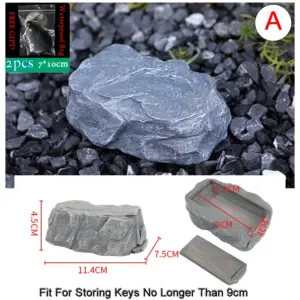 Realistic Stone Key Safe for Outdoors 19 S06be649d4f46434c81ad8ab47d74bdceT
