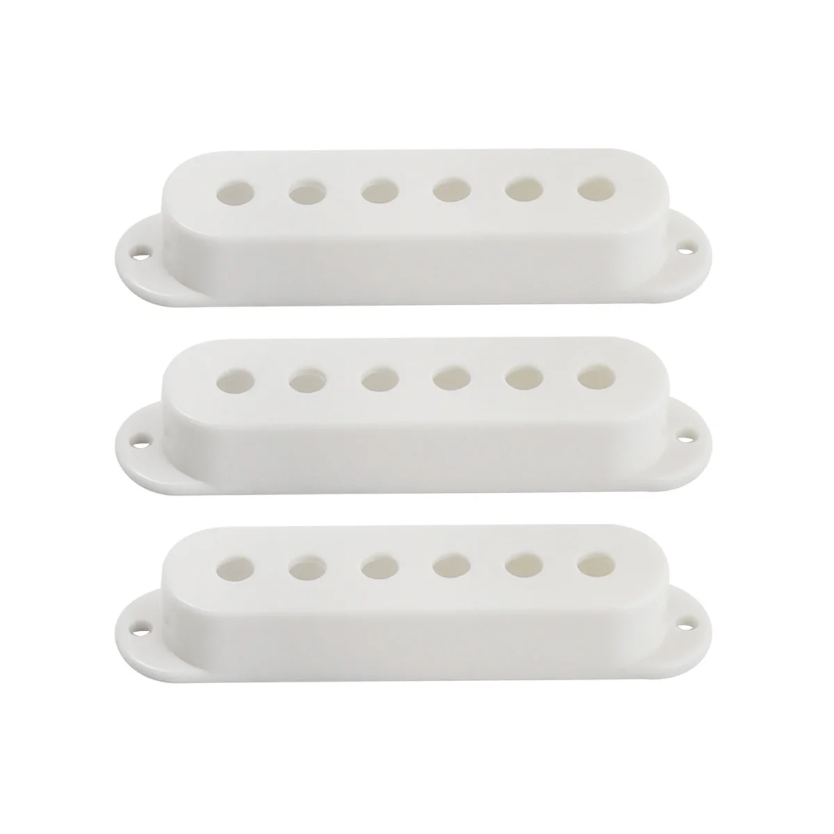 Plastic ST Guitar Pickup Covers Set 5 Plastic ST Guitar Pickup Covers Set - Image 5