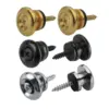 Metal Guitar Strap Lock Set with Mushroom Head Caps