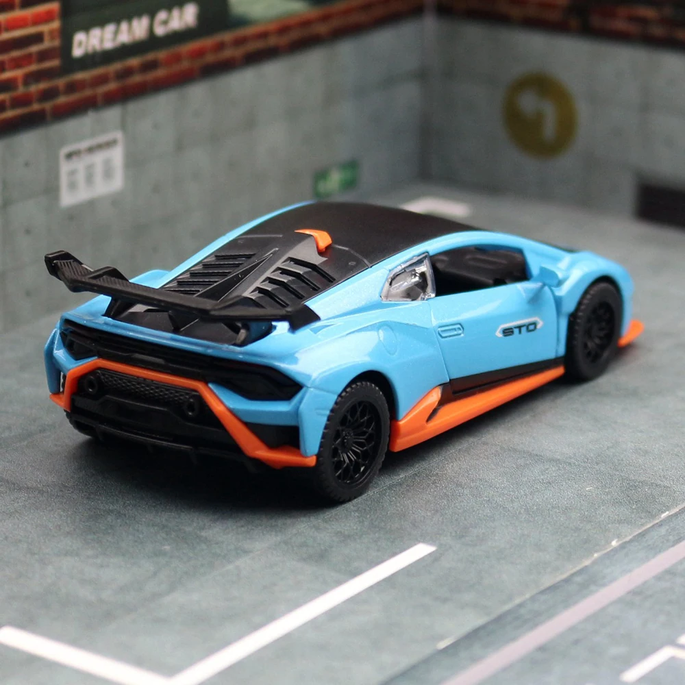 Blue CAIPO Huracan STO Diecast Model Car 4 Blue CAIPO Huracan STO Diecast Model Car - Image 4