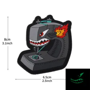 Quirky Cartoon Sewing Machine Patch 3D Design 6 S07074712887f484aa14d2e64e237425fo