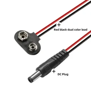 9V Power Cable Kit with Barrel Connectors
