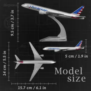 American Airlines B777 Die-Cast Model 1:400 Scale 13 S07347b94d35042b997d54164cdd236beF