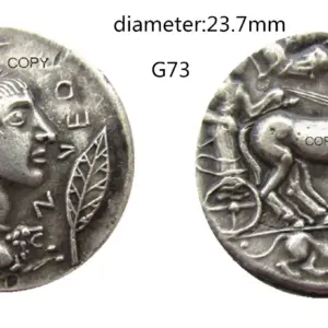 Vintage Greek Coin Replica for Collectors 5 S073c58a0271847fdbdb105b31899c665D