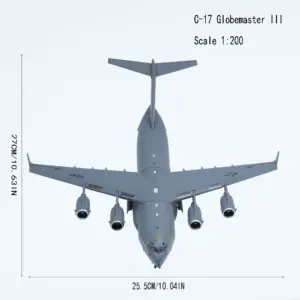 1:200 Scale C-17 Globemaster III Model for Collectors 7 S0744d614ac254670b2096d96ddb8e893h
