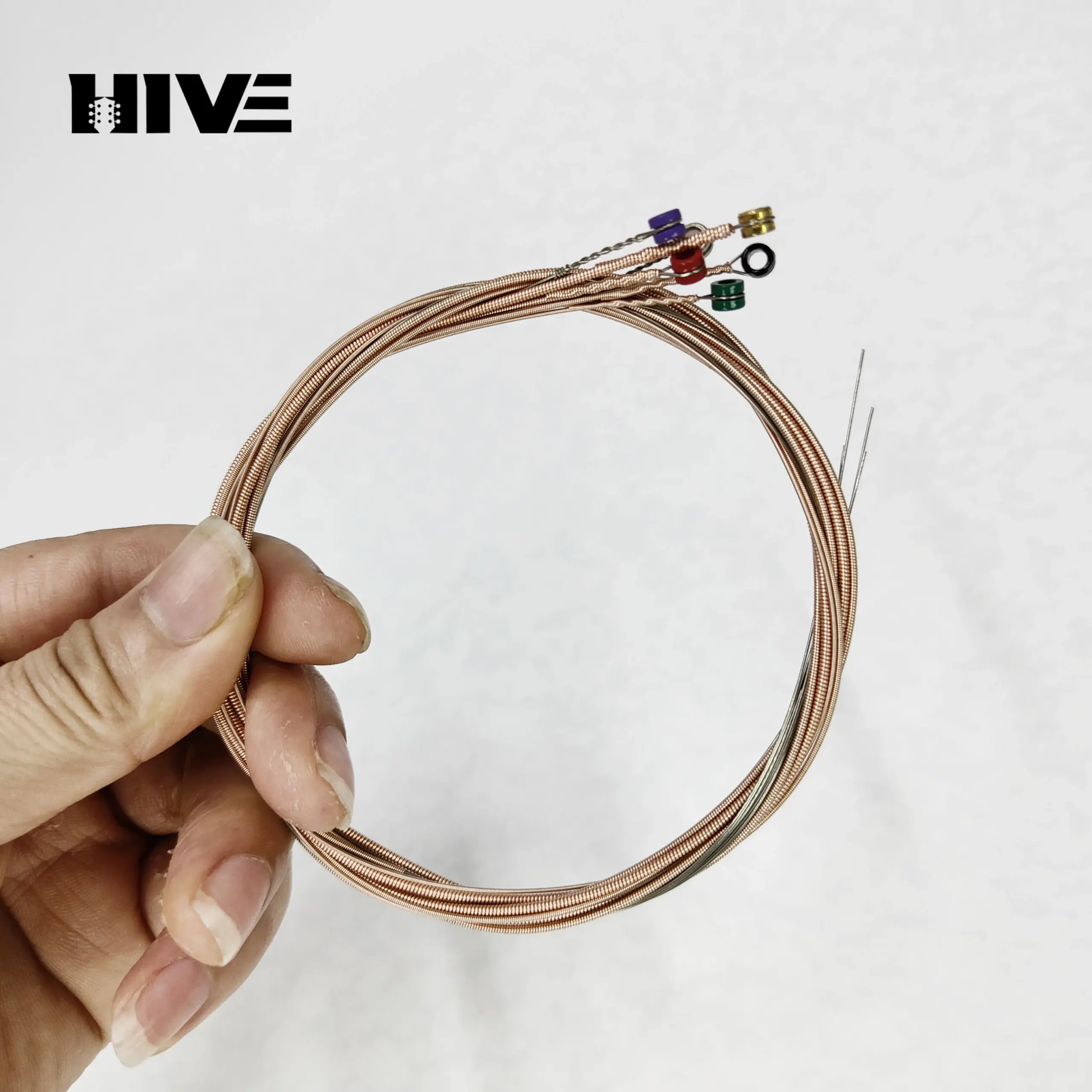 Colorful Steel Core Acoustic Guitar Strings 2 Colorful Steel Core Acoustic Guitar Strings - Image 2