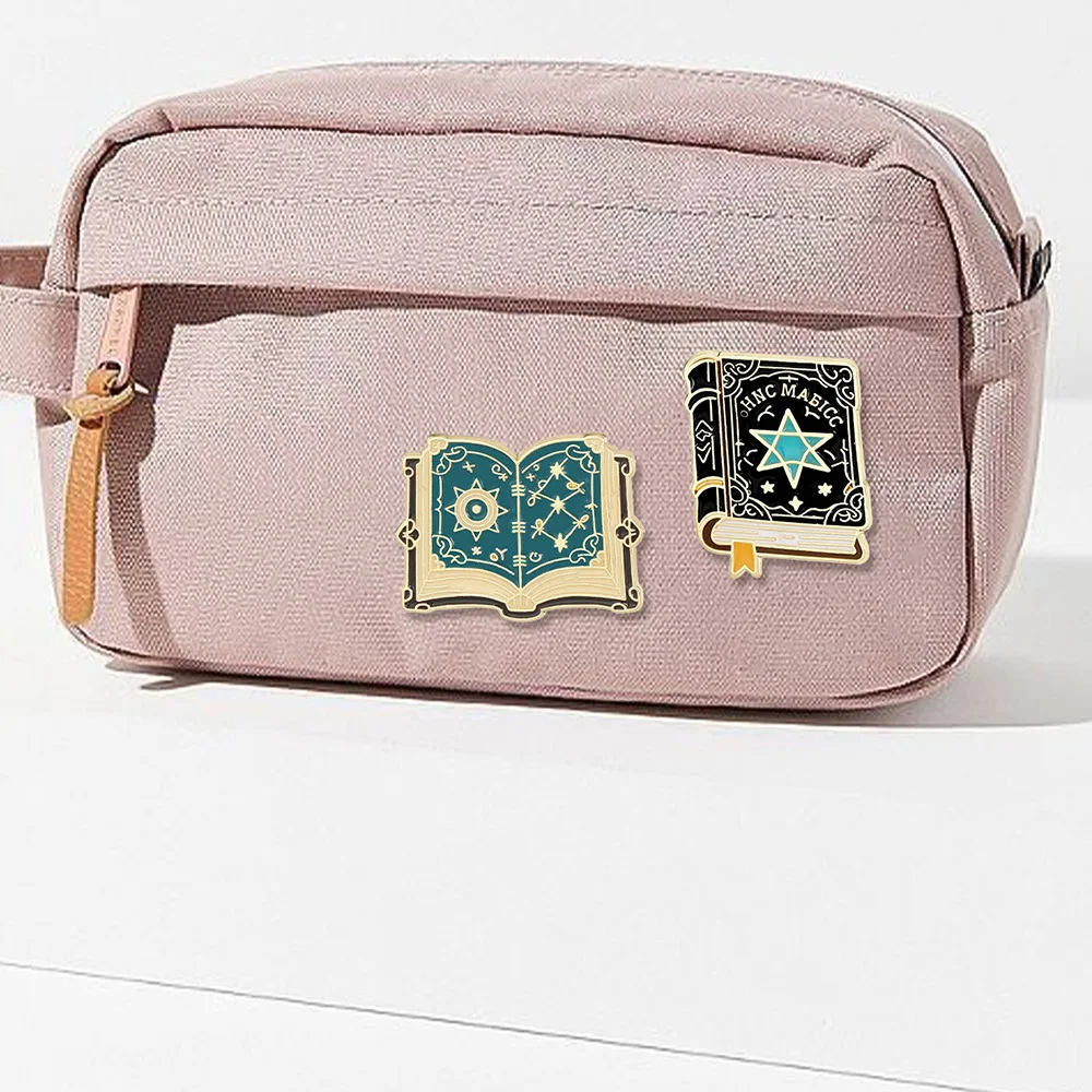 Halloween Book-Shaped Brooch in Vintage Style 2 Halloween Book-Shaped Brooch in Vintage Style - Image 2