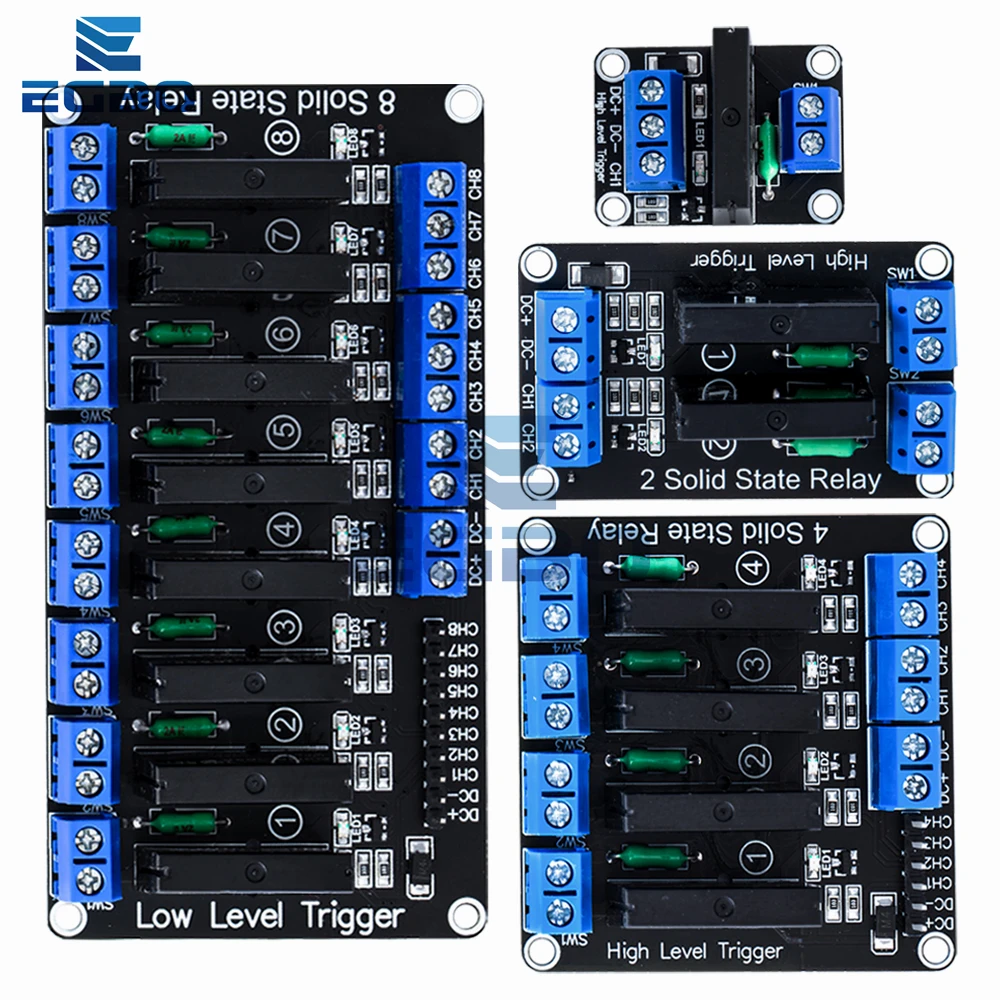 Multi-Channel Solid State Relay Module 5V DC, 250V/2A 6 Multi-Channel Solid State Relay Module 5V DC, 250V/2A - Image 6