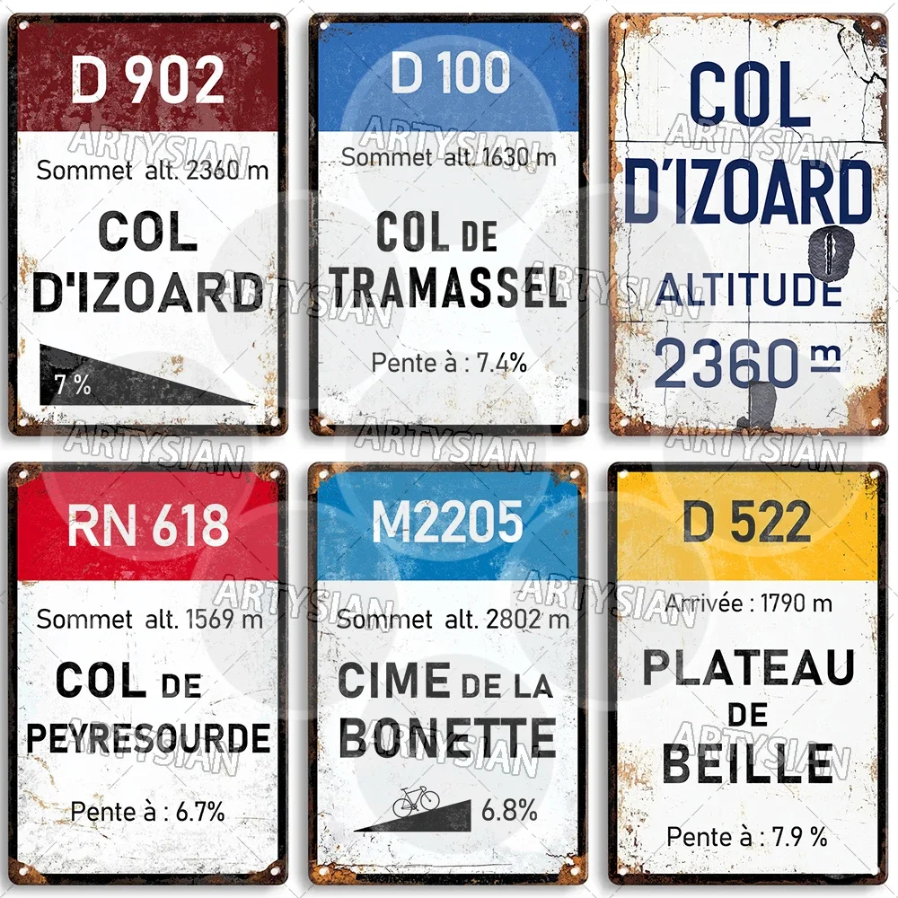 Vintage Aluminum Cycling Race Sign 20x30cm 3 Vintage Aluminum Cycling Race Sign 20x30cm - Image 3