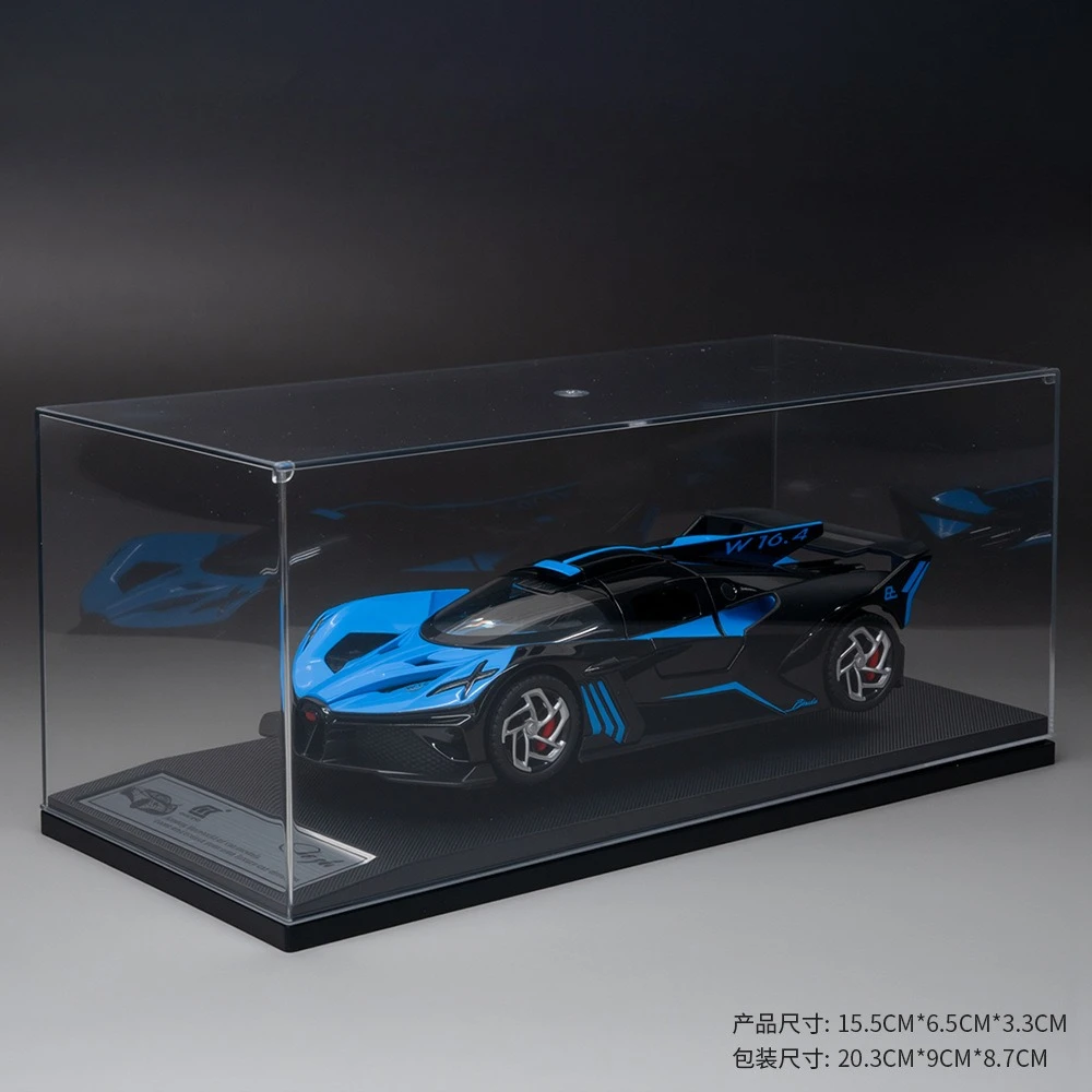 1:32 Blue Diecast Race Car Model with Sound and Light 7 1:32 Blue Diecast Race Car Model with Sound and Light - Image 7