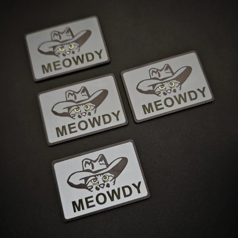 Playful Cat Patch with Cowboy Hat 2 Playful Cat Patch with Cowboy Hat - Image 2