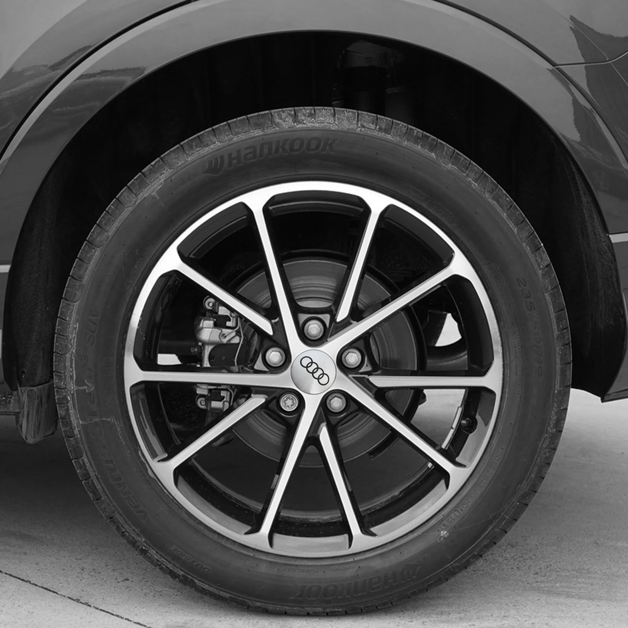 Premium Aluminum Hub Cap Stickers for Vehicles 5 Premium Aluminum Hub Cap Stickers for Vehicles - Image 5