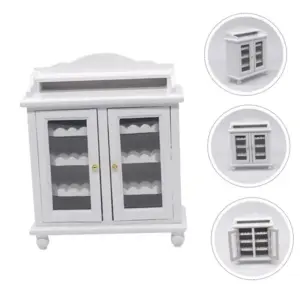 Miniature Wooden Wine Cabinet for Dollhouses 13 S07eebe421c0e47a48ab3bc0d960753ccB