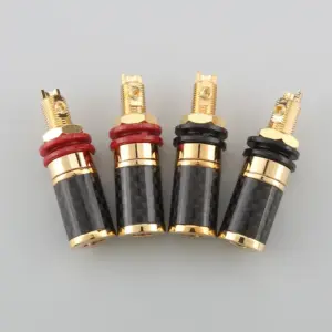 Carbon Fiber Audio Binding Posts Set for High-End Speakers 12 S07f73e6ce4214e64861a8b464163eb7fQ