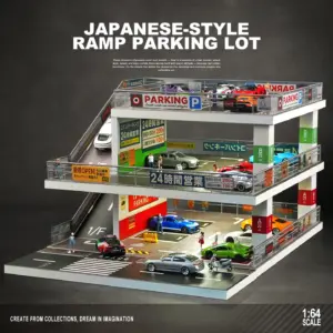 1:64 Scale Miniature Parking Lot Model 13 S07ff8b357c2a4511ab35da156e26e09fk