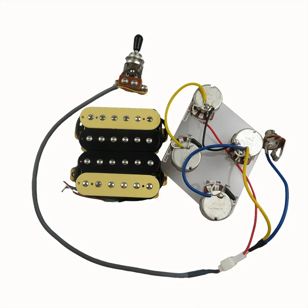 White Humbucker Pickups Set for Guitar 3 White Humbucker Pickups Set for Guitar - Image 3