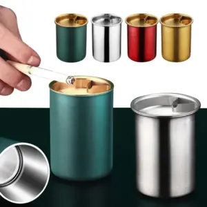 Vibrant Stainless Steel Windproof Ashtray 11 S081d5d265dc34078bd7cb4182b24c2d6v