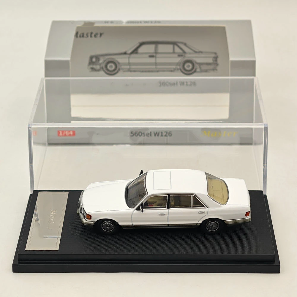Diecast Mercedes-Benz W126 S560SEL Model 1:64 6 Diecast Mercedes-Benz W126 S560SEL Model 1:64 - Image 6