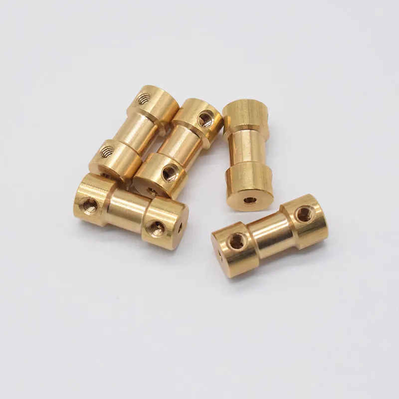 Brass Coupling for RC Models 20mm, 2-6mm shafts 4 Brass Coupling for RC Models 20mm, 2-6mm shafts - Image 4