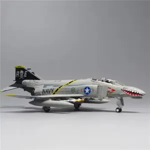 F-4 Phantom Diecast Model Aircraft 1:100 Scale 12 S085e5e2b573446ecb00b9987891b90209