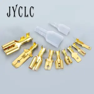 100pcs Male and Female Cold Crimp Terminals