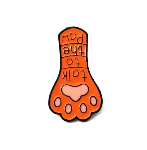 Vibrant Enamel Cartoon Dog Paw Brooch 1 Vibrant Enamel Cartoon Dog Paw Brooch