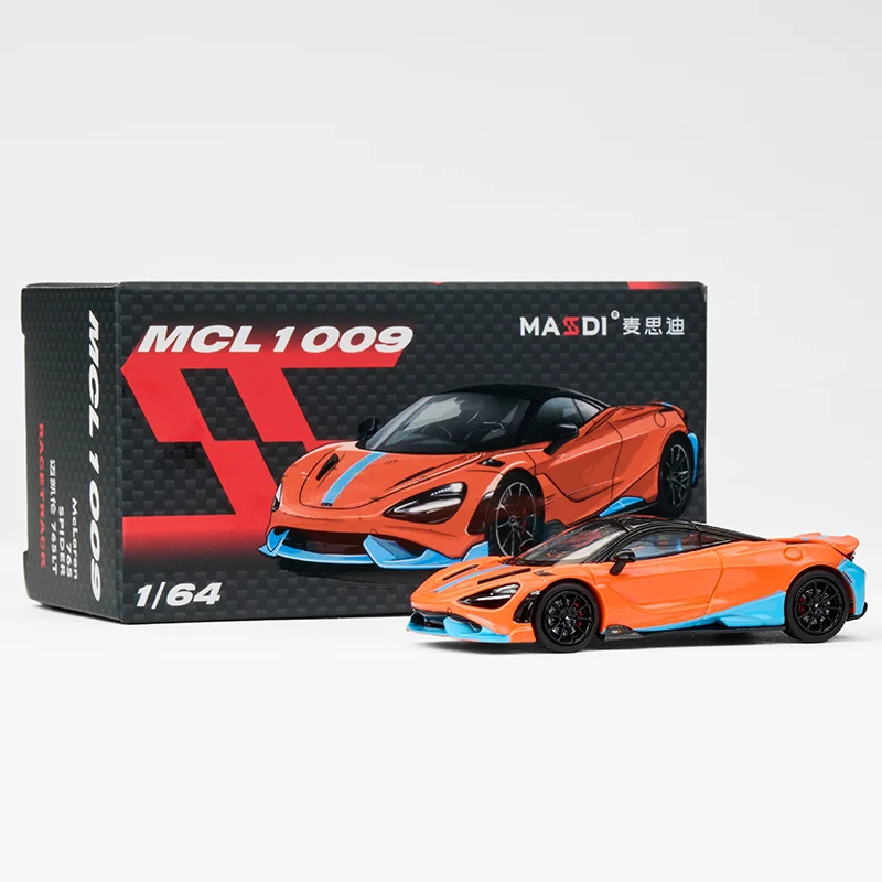 McLaren 765LT 1:64 Diecast Model in Vibrant Colors 6 McLaren 765LT 1:64 Diecast Model in Vibrant Colors - Image 6
