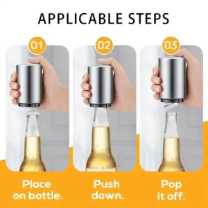 Stainless Steel Beer Opener with Magnet 8 S08f9a59c30c0455d8196fe6eea1e1034q