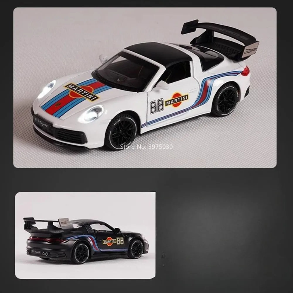 1:32 Porsche Martini Diecast Model Racing Car 4 1:32 Porsche Martini Diecast Model Racing Car - Image 4