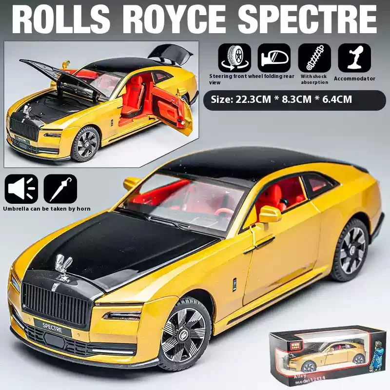 1:24 Rolls-Royce Spectre Diecast Model 8 1:24 Rolls-Royce Spectre Diecast Model - Image 8