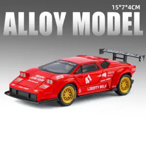 Red 1:32 Diecast Sports Car Model 15 S09144af77e524ae1bf05d81ab1373e09u