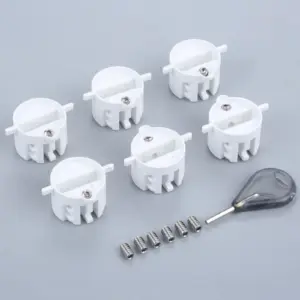 FCS Surfboard Fin Plugs Set 6Pcs Stainless Steel 14 S0948f79023ef468d97e62c0cd01e18c4U