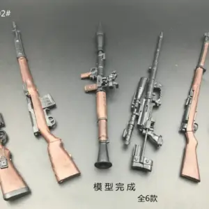 Military Diorama Model Set 6pcs 1/6 Scale 11 S096b62f4c1c6474db97e926ae75bfb2dc