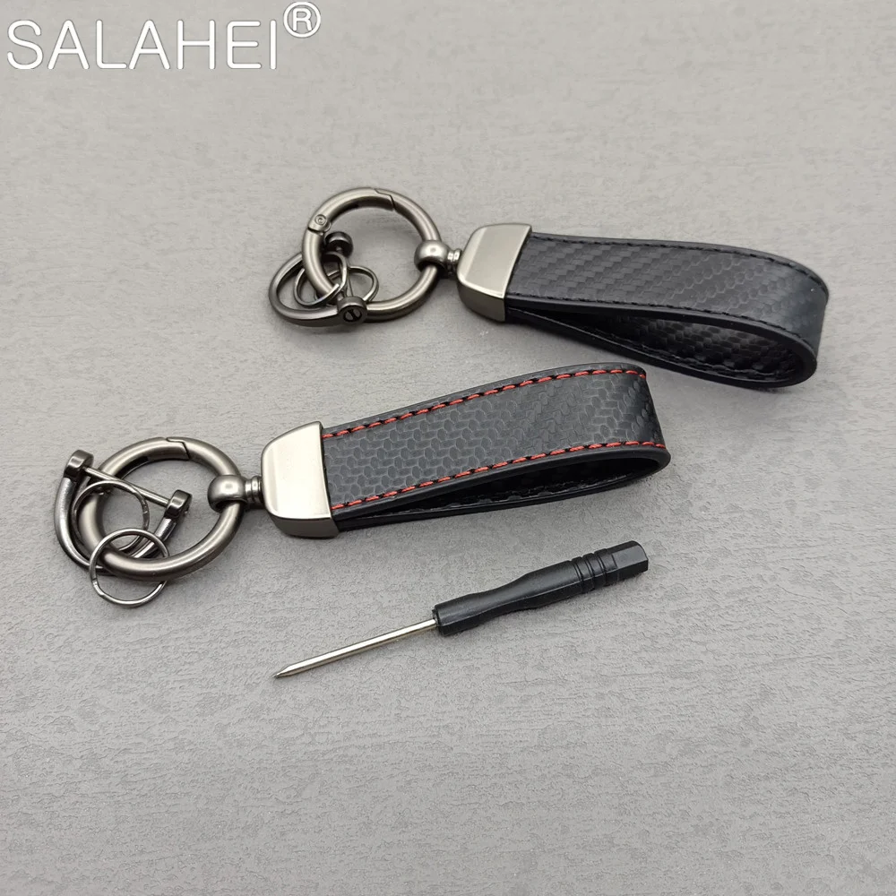 Black Suede Car Keychain for Chery and BMW 4 Black Suede Car Keychain for Chery and BMW - Image 4