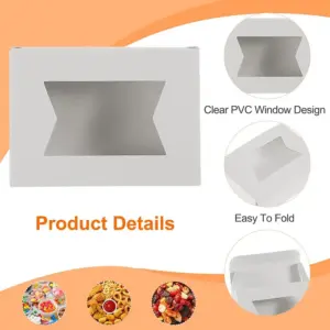 Mini Kraft Gift Boxes with Windows Set 11 S098a1ca75bc841578d511cc68434ff0bo