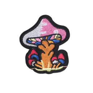 Embroidered Mushroom Patch for Clothing 7.1x6.1 cm 8 S09ab3ea0b6704ce5a69690502267d0e0o
