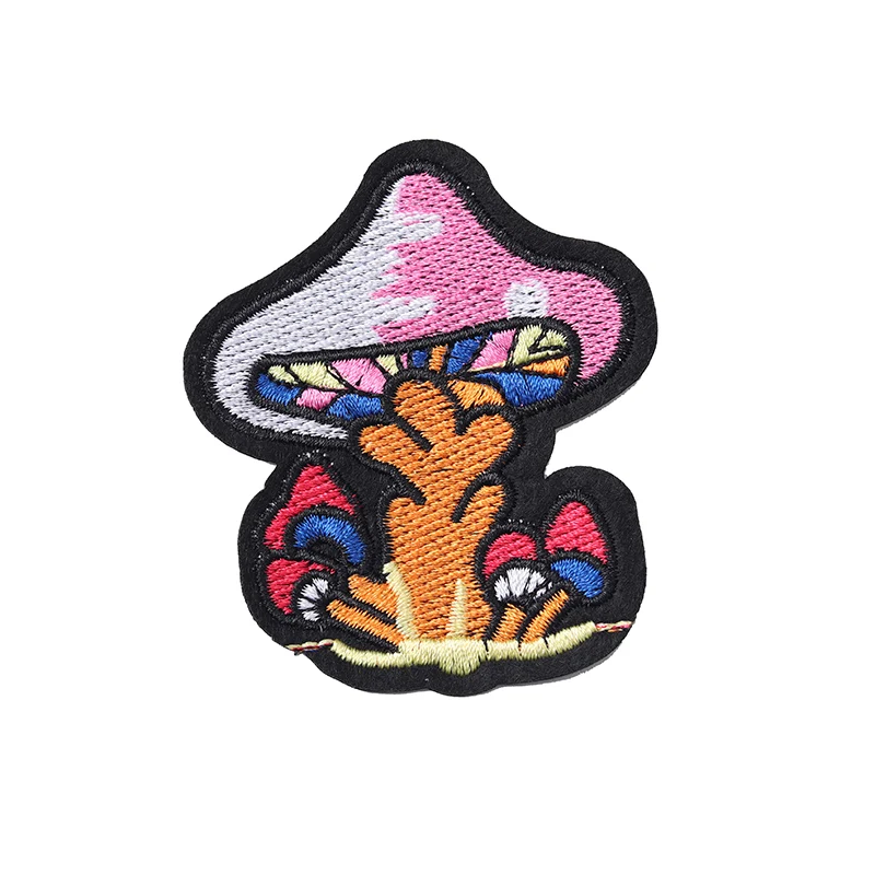 Embroidered Mushroom Patch for Clothing 7.1x6.1 cm 4 Embroidered Mushroom Patch for Clothing 7.1x6.1 cm - Image 4