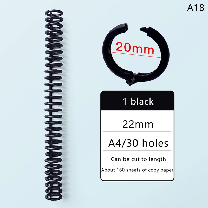 Vibrant Plastic Loose-Leaf Binding Rings Set 10 Vibrant Plastic Loose-Leaf Binding Rings Set - Image 10