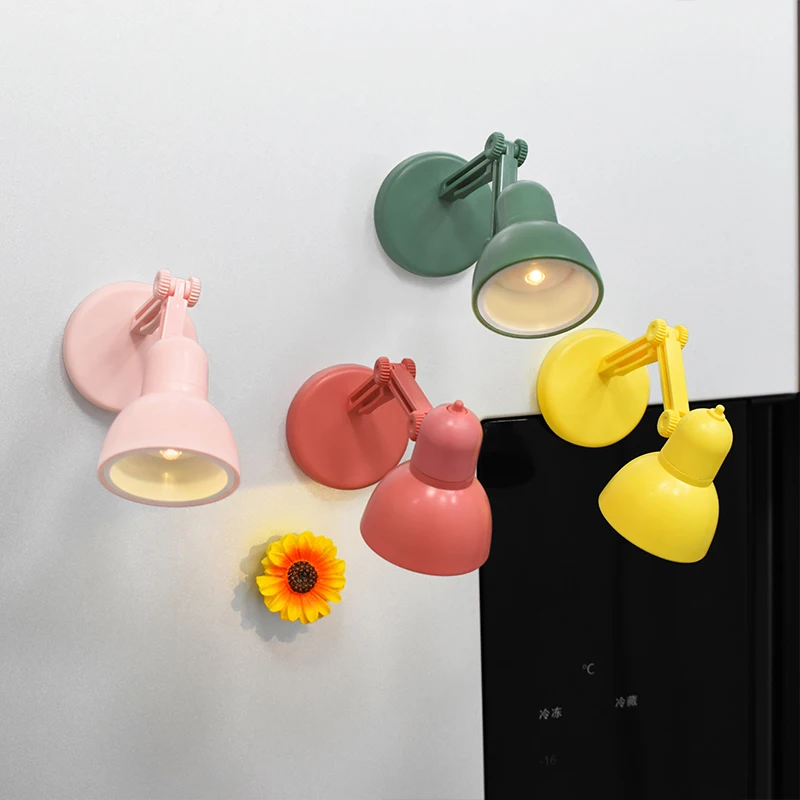Mini Cartoon Desk Lamp Fridge Magnet Set 2 Mini Cartoon Desk Lamp Fridge Magnet Set - Image 2