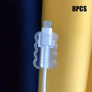 Transparent Cable Protector Sleeves Set for Apple Cables 15 S09e486dfc3cf41a88e7a9d2317677dbba