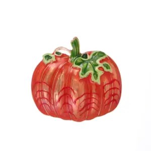 Oil-drip Painted Pumpkin Brooch for Fall Fashion