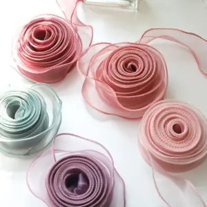 Pastel Silk Ribbon Crafting Set - 3 Rolls 11 S0a0522ad125d4ee481cc4a8631ed412eQ
