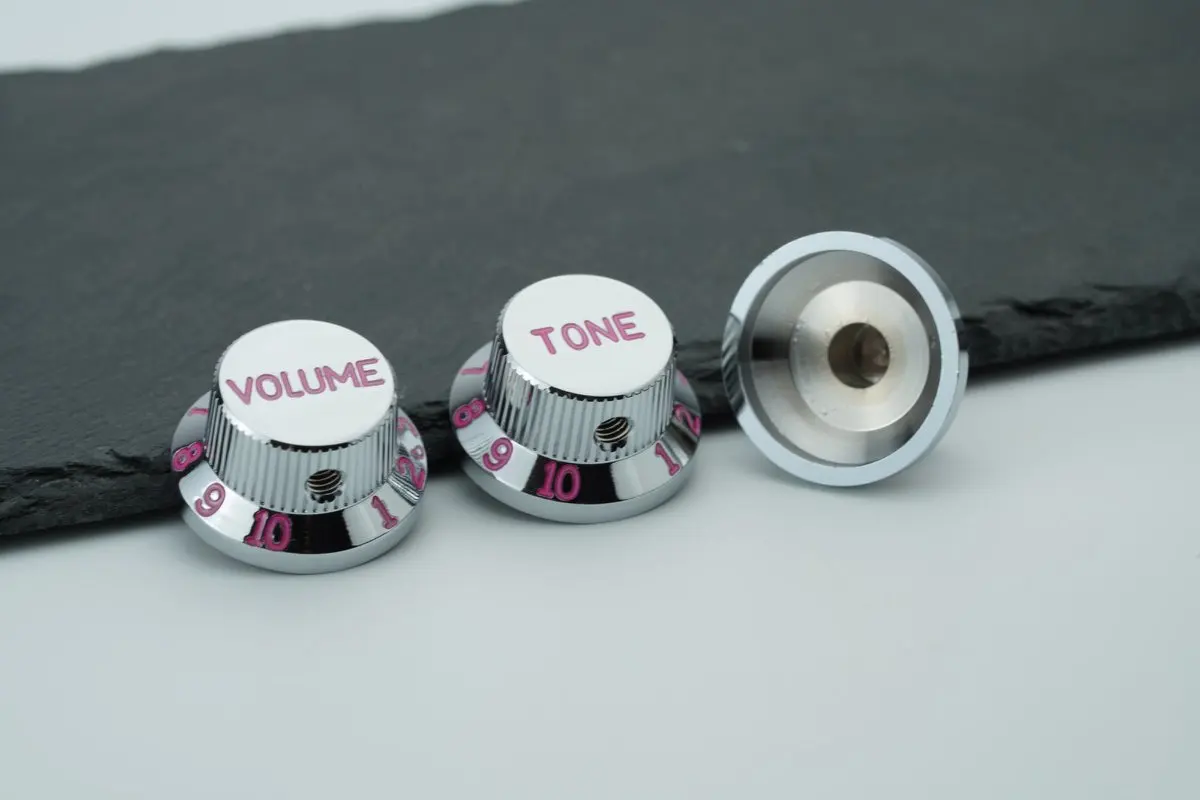 CNC Aluminum Alloy Guitar Potentiometers Set 8 CNC Aluminum Alloy Guitar Potentiometers Set - Image 8