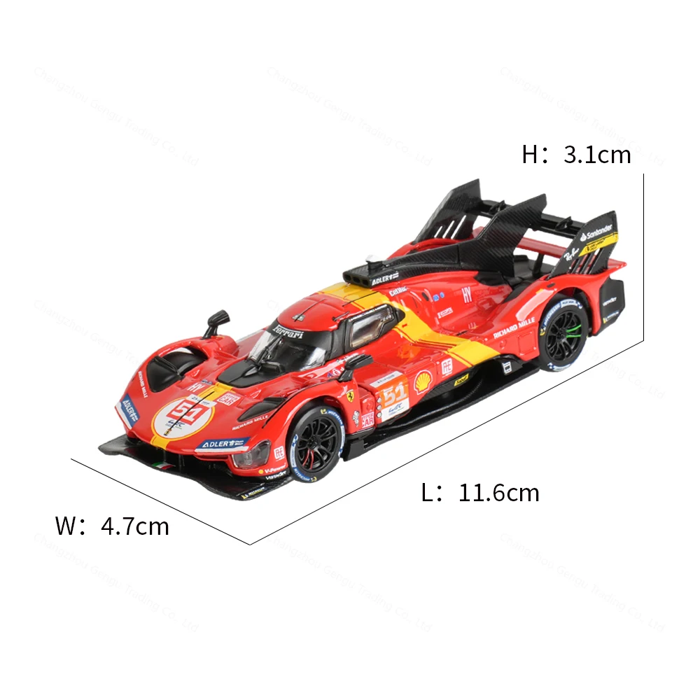 Bburago Ferrari 499P 1:43 Die-Cast Model 2 Bburago Ferrari 499P 1:43 Die-Cast Model - Image 2