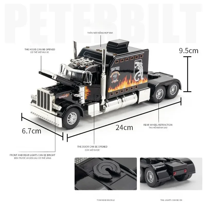 Peterbilt 389 Diecast Model Truck 1:24 Scale 5 Peterbilt 389 Diecast Model Truck 1:24 Scale - Image 5