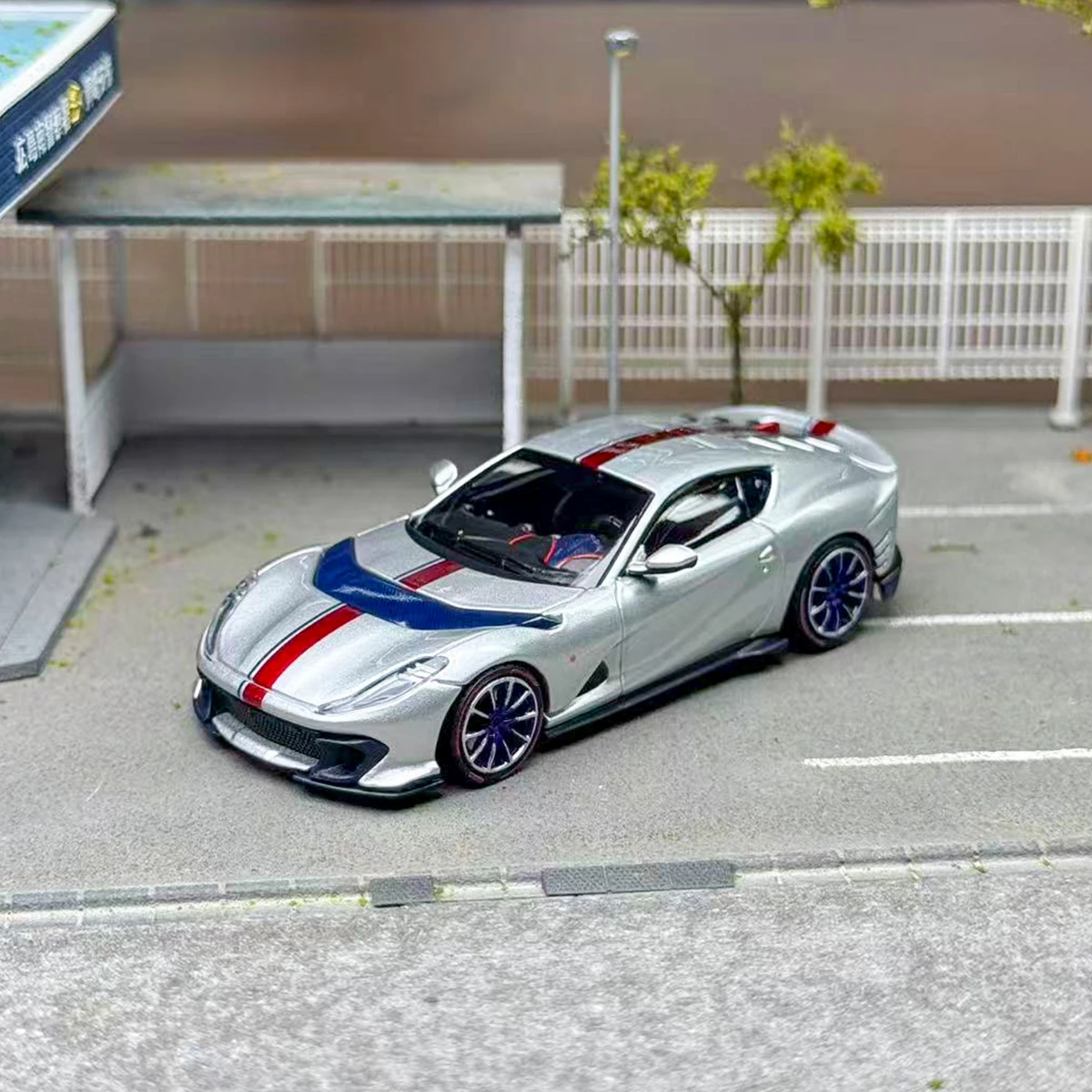 Purple TOC Fuleme 812C Scale Model Car 9 Purple TOC Fuleme 812C Scale Model Car - Image 9